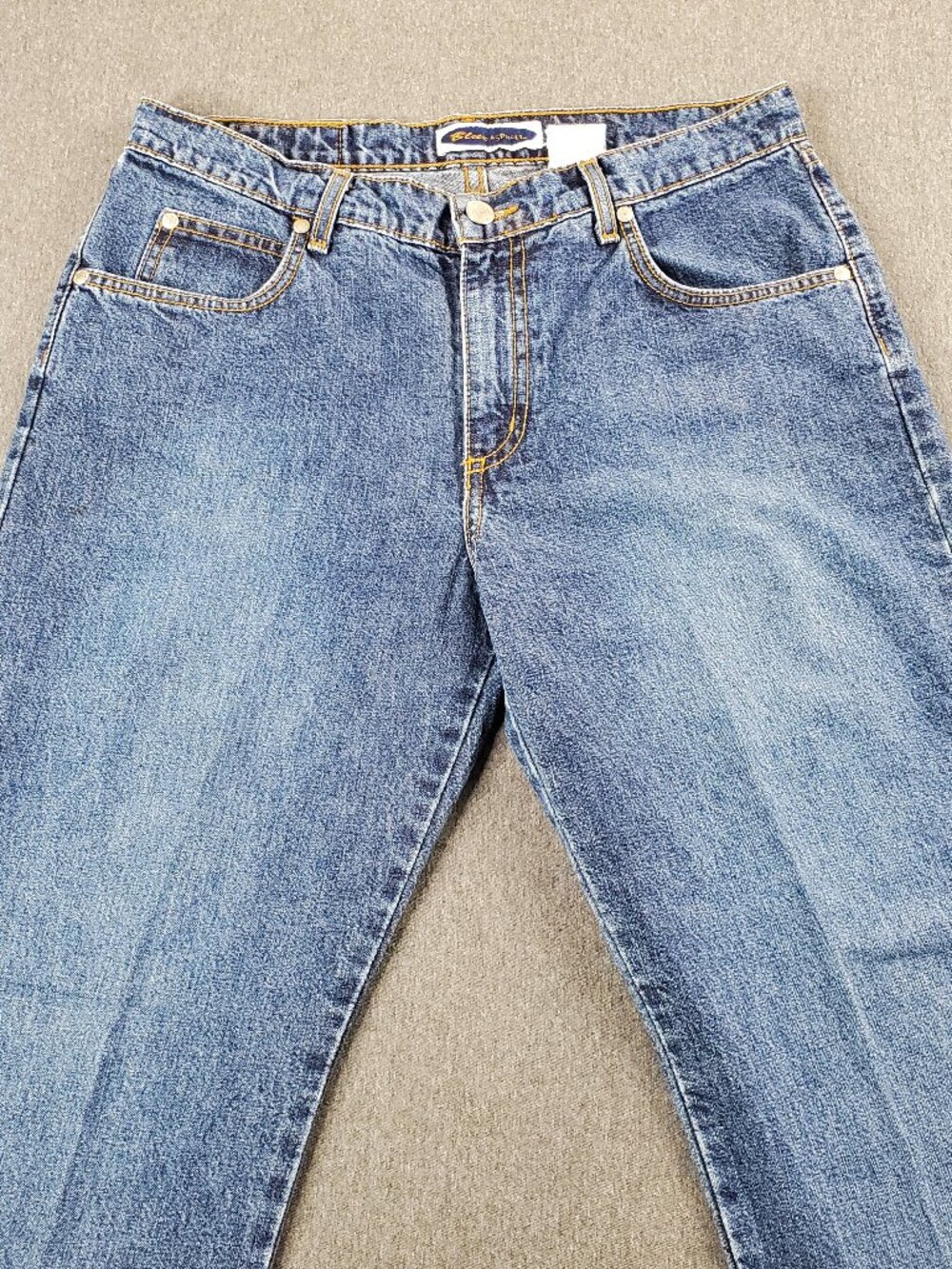 Blue Asphalt Women's Flared Denim Jeans Size 11 Medium Wash